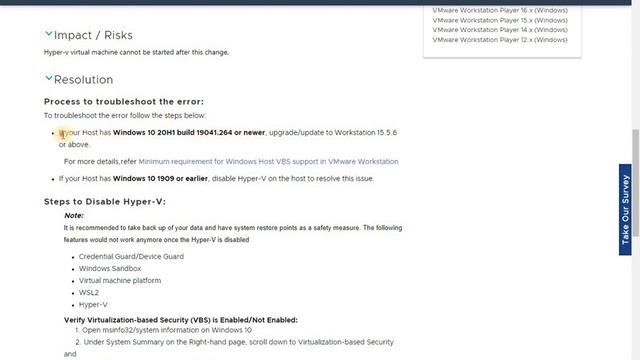 VMware Workstation and Device/Credential Guard are not compatible" error on Windows 10 host смотреть онлайн
