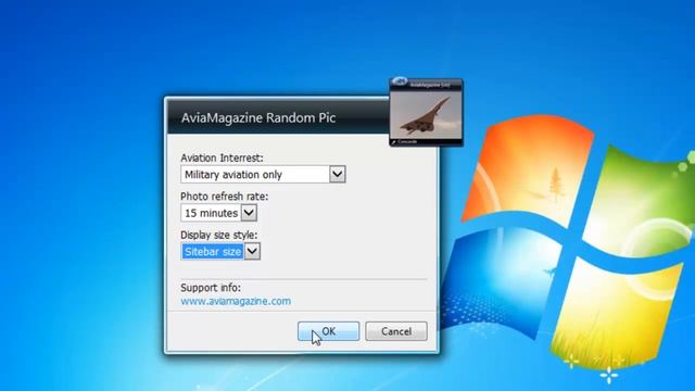 Aviamagazine Gadget for Windows 7 смотреть онлайн