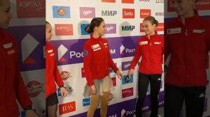 Анна Щербакова, Камила Валиева - на счет три прыгаем (2020 год)