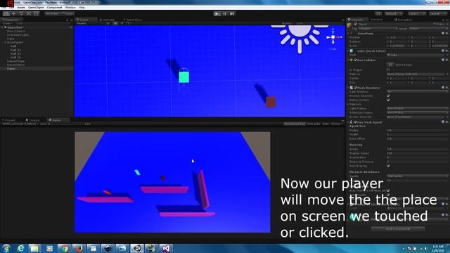 Easy Unity Android Game Tutorial Crazy Roadz Game Part 1 смотреть онлайн