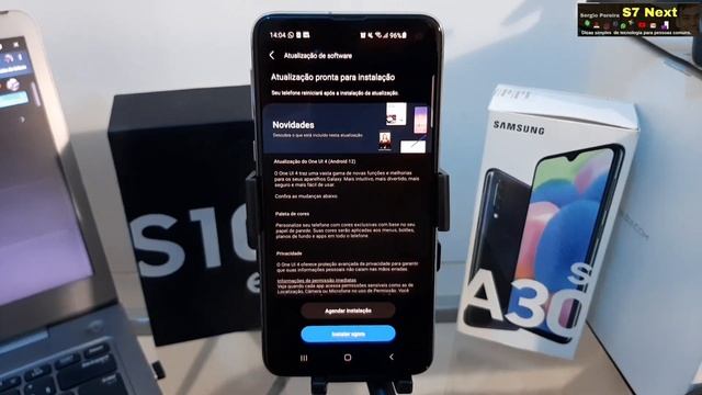 Atualizando Samsung s10e para Android 12 e One Ui 4.0 смотреть онлайн