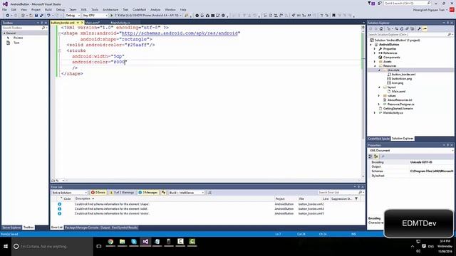 Xamarin Android Tutorial - Working with Button смотреть онлайн