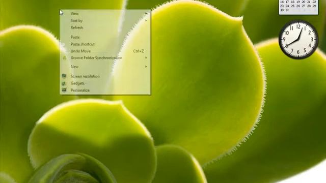 Windows 7 Show, hide, or resize desktop icons смотреть онлайн