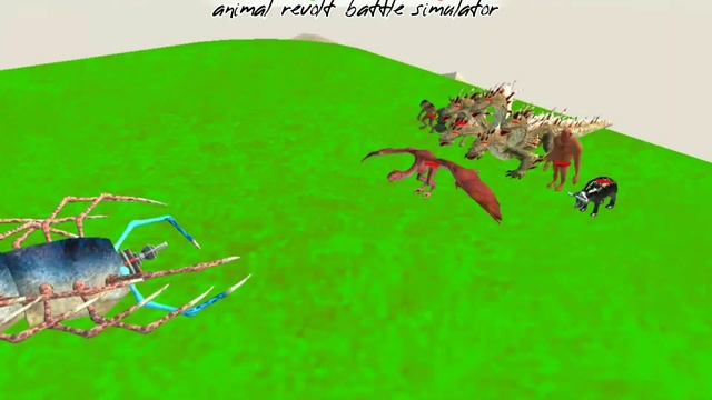 SpinoCentipede VS Every Animal, Animal Revolt Battle Simulator, ARBS смотреть онлайн
