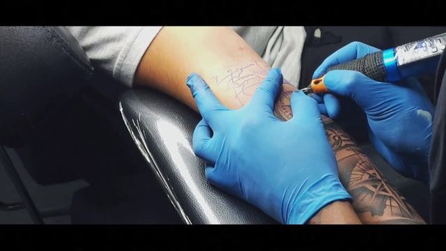 Half sleeve Compass Tattoo | Artist Ayaan | Aries Tattoo Studio смотреть онлайн