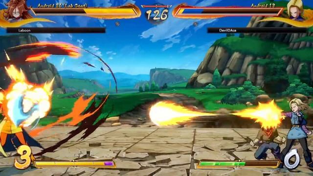 DBFZ Android 21 Vs Android 18 ft Goku смотреть онлайн
