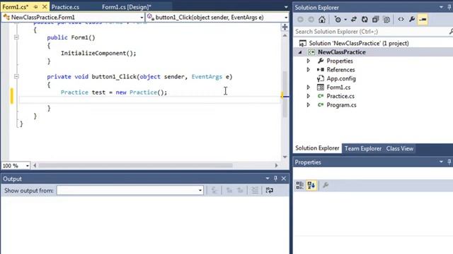 Windows Forms Adding a Class смотреть онлайн