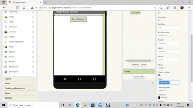 How to create Random Number Generator using MIT app Inventor смотреть онлайн