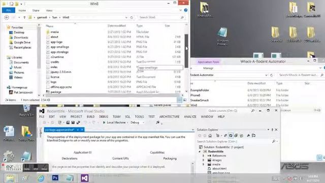 Windows 8 Game Development Tutorial (Whack-a-Rodent) смотреть онлайн