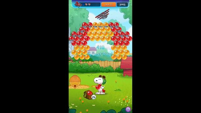 Bubble Shooter | Snoopy Pop Bubble Pop Game ( Level 1 - 16 ) Android Gameplay смотреть онлайн