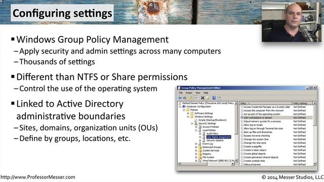 Group Policy - CompTIA Security+ SY0-401: 5.3 смотреть онлайн