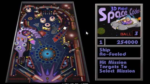 Microsoft 3D Pinball (Space Cadet) смотреть онлайн
