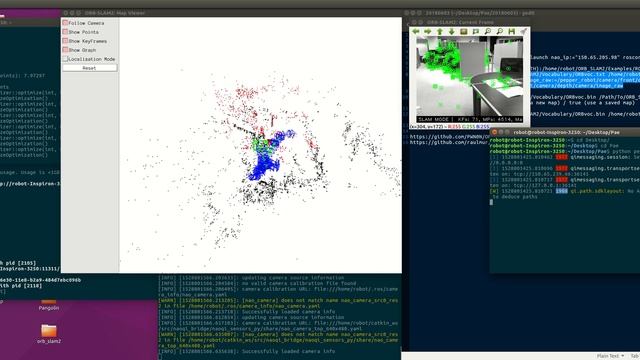 ORB-Slam2 Pepper robot смотреть онлайн