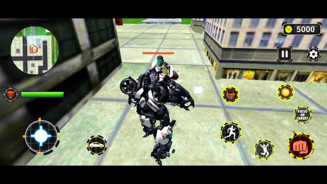 Police Robot: Flying Grand Police 👮 Car Transform Robot Games #4 * Android Gameplay смотреть онлайн