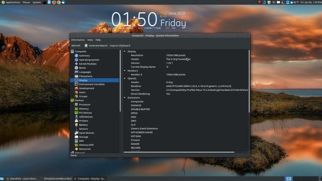 HardInfo: System Information Utility for Linux смотреть онлайн