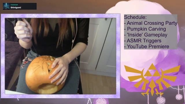 🎃 HALLOWEEN ASMR PARTY STREAM 🎃(Pumpkin Carving, Q&A, Spooky Triggers, Animal Crossing & More!) смотреть онлайн