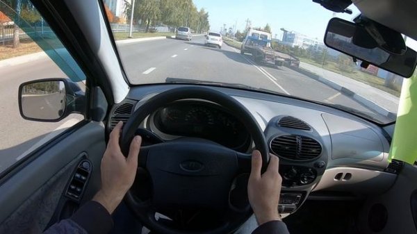 2011 LADA KALINA 1.6L 16V (98) POV TEST DRIVE