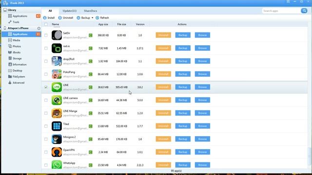 Backup iOS App IPA and Data using iTools 2013 смотреть онлайн