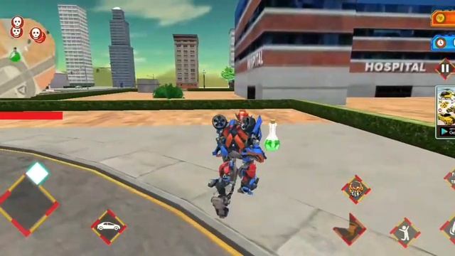 Tornado Robot Car Transformer Games || Level 5 - Car Game Android Gameplay смотреть онлайн