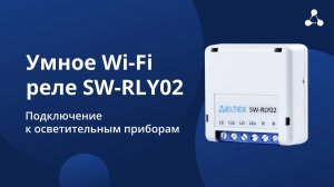 Умное Wi-Fi реле SW-RLY02: подключение к осветительным приборам
