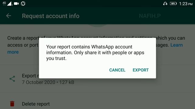 What is Request Account info in Whatsapp ? & How to requesting your account information ? смотреть онлайн
