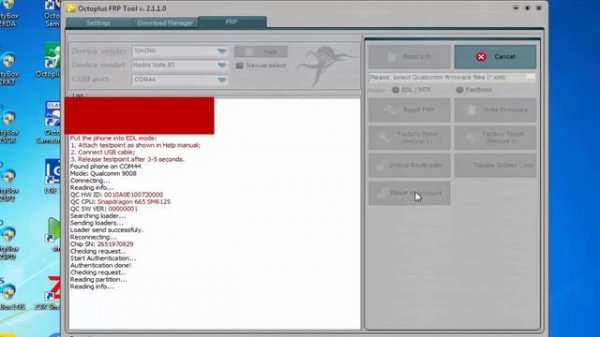 Xiaomi Redmi Note 8T  | Note 8 Bypass Mi Account | Frp lock One Click With Octopus FRP 2022