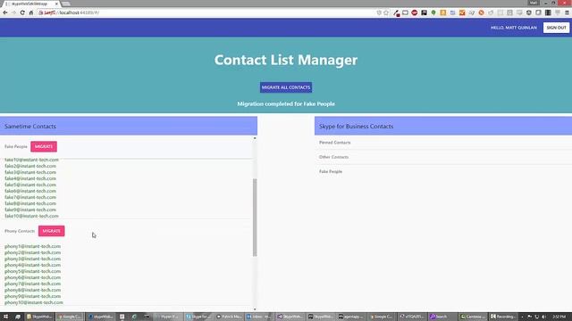 Contact List Migration - Import Contacts to Skype for Business смотреть онлайн