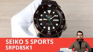 SEIKO 5 SPORTS на натовском ремешке / SEIKO SRPD85K1