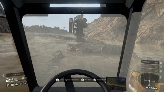 SnowRunner - IX Telescopic Handler Lifts The Car Out Of The Mud Pit смотреть онлайн
