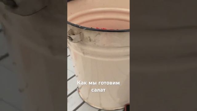 Ведро салата #кулинария #вкусно смотреть онлайн