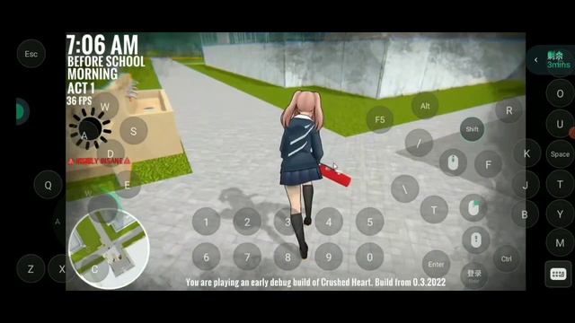 Crushed Heart Old Version Fan Game Yandere Simulator Pc in Android ♡DL♡ смотреть онлайн
