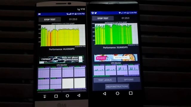 Lg V20 VS Lg V10 || CPU Throttling Test смотреть онлайн