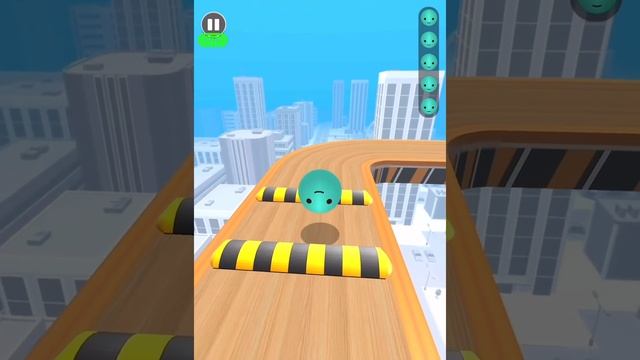 Sky Rolling Ball 3D Vs Giant Rush Android iOS Mobile Gameplay Walkthrough 100260 смотреть онлайн