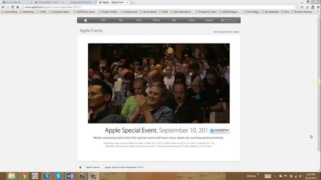 Apple Event Live Show - iPhone 5S, iPhone 5C and iOS 7 смотреть онлайн