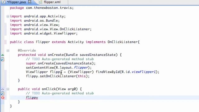 Android Application Development Tutorial - 94 - ViewFlipper Example смотреть онлайн