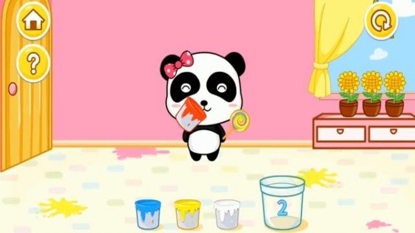 Magical Color Mixing Studio | Baby Panda Games | iOS & android Games