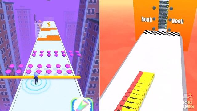 Roof Rails ⚔️ Battery Run - All Levels Update Gameplay Walkthrough Android, IOS - APK NEW! смотреть онлайн