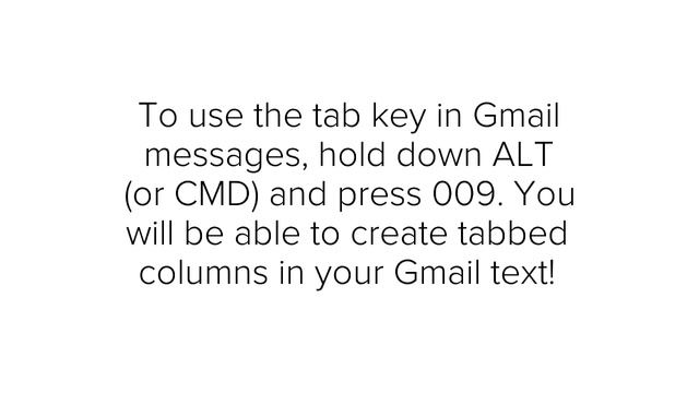 It's easy to use the Tab key in Gmail смотреть онлайн
