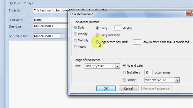 How To Create Recurring Task In Microsoft Outlook 2010 смотреть онлайн