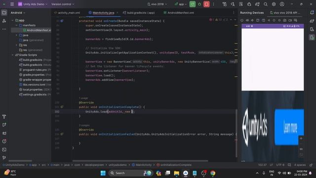 Integrate Unity Interstitial Ads in Android Studio || How To Integrate Unity Interstitial Ads смотреть онлайн