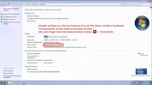 Correção do erro de assinatura de driver no windows 7 смотреть онлайн