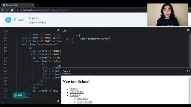 20 Days Challenge on Building Projects with CSS| Dropdown Menu| CSS in English смотреть онлайн