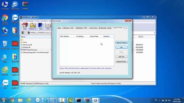 Hướng dẫn đổi IP và cài Driver RPR085 cổng LAN смотреть онлайн