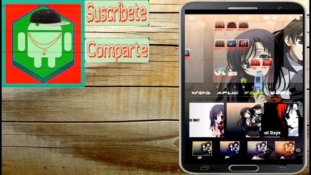 Tema (Theme) De School Days Para Android - Go Launcher Ex смотреть онлайн