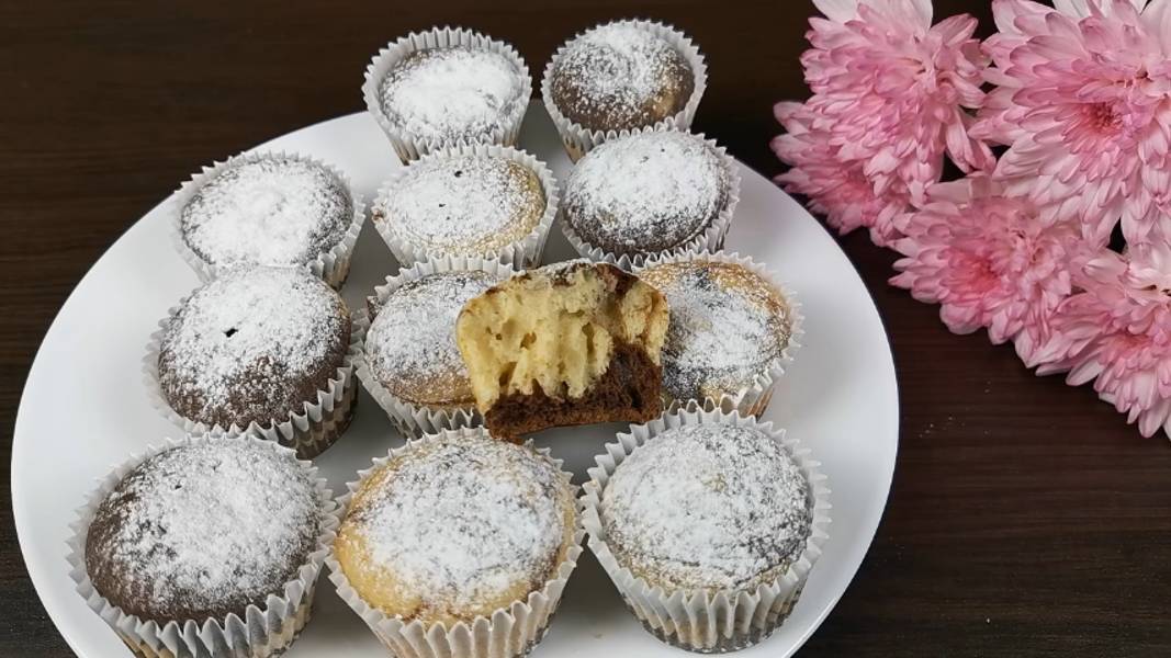 Недорого и вкусно! Быстрый рецепт кекса зебра. смотреть онлайн