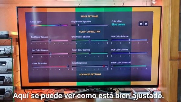 conf ambient light app, for ANDROID , tv box