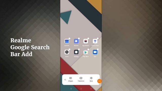 Realme Phone How To Add Google Search Bar смотреть онлайн