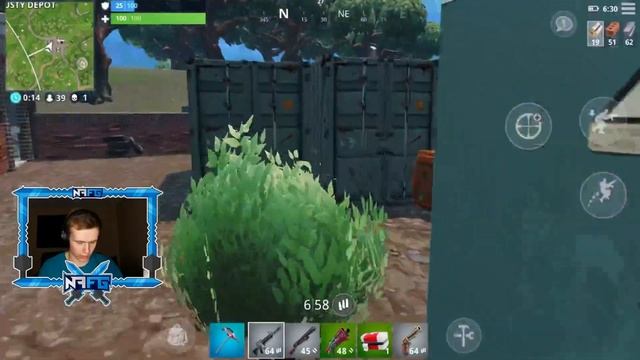 MOBILE FORTNITE | First look at Fortnite on Mobile смотреть онлайн