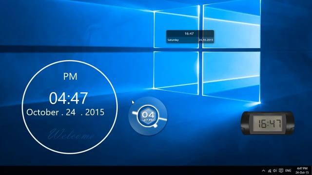 How to show multiple clocks on multiple desktops in Windows 10 смотреть онлайн