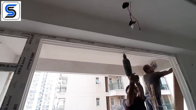 UPVC Combination Door | Door + 3Track Installation | Skyline UPVC Door & Window Systems смотреть онлайн